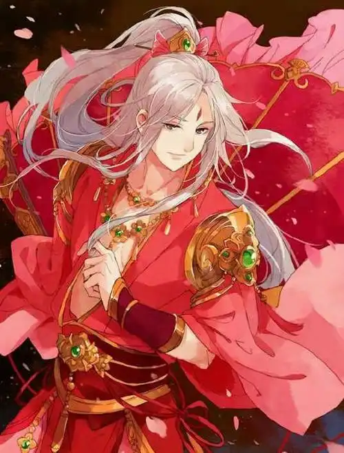 古风红衣美男子丨我对你的思念,停留在指尖!