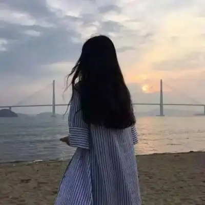 小清新女头像图片背影系列 独自一个人的背影图片