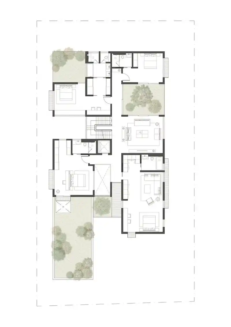 别墅入口庭院 转载自百家号作者:设计间谍