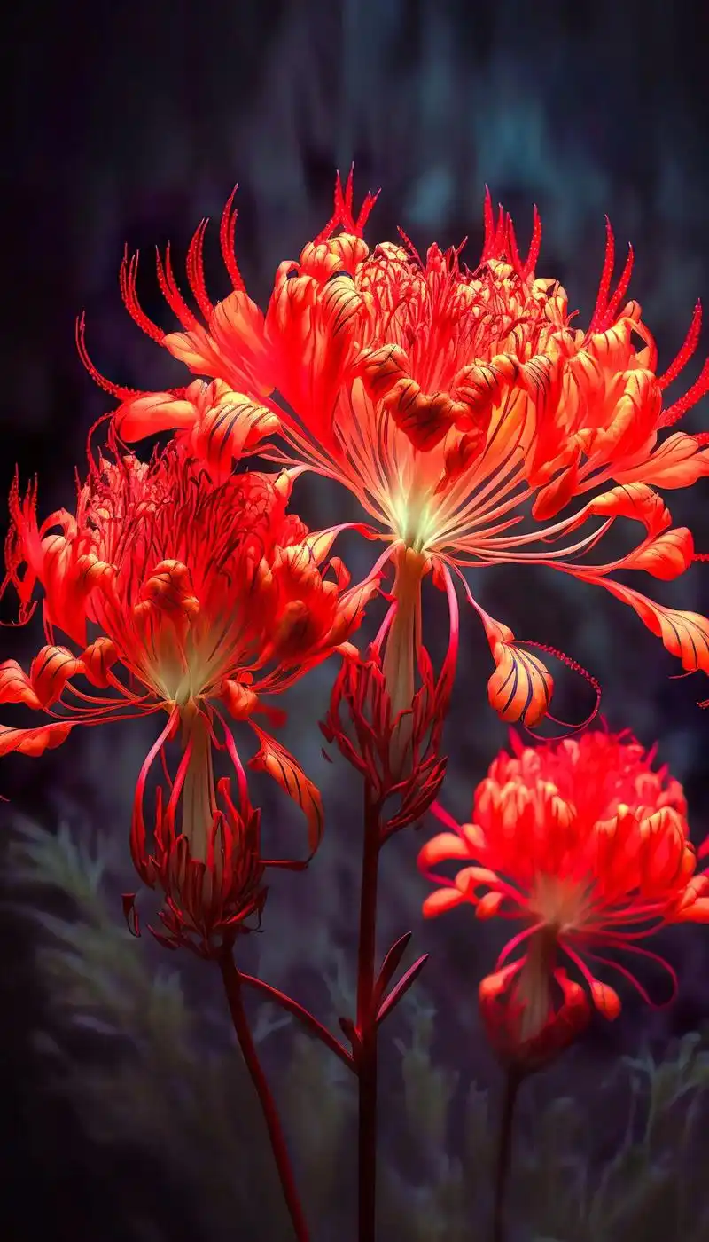 彼岸花:悲伤的代言,曼珠沙华也是我.彼岸花花语:相互思念,相 - 抖音