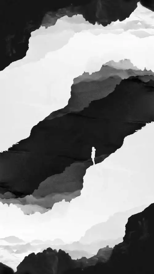 有没有什么好看的黑白壁纸?