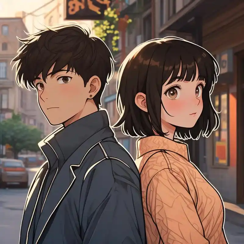 兄妹头像|漫画风格9691