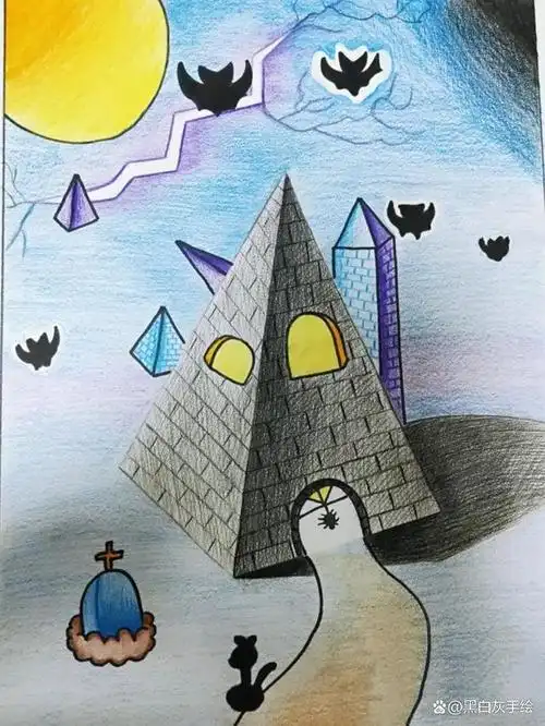 趣味创意素描作品