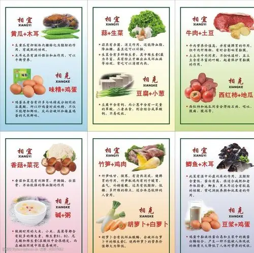 食物相生相克图片