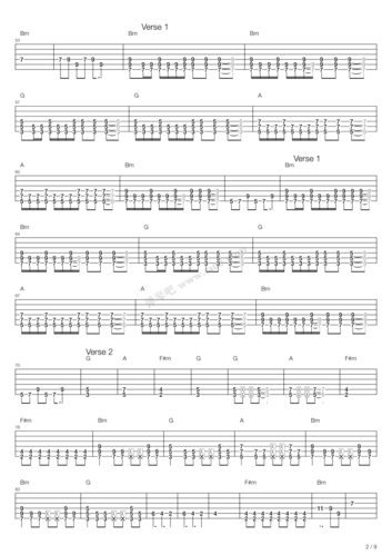 reborn.gtp4-谢霆锋吉他谱