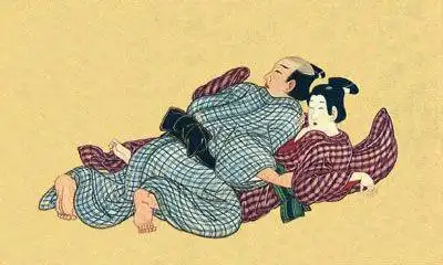 纪实日本浮世绘春宫图里的感官王国