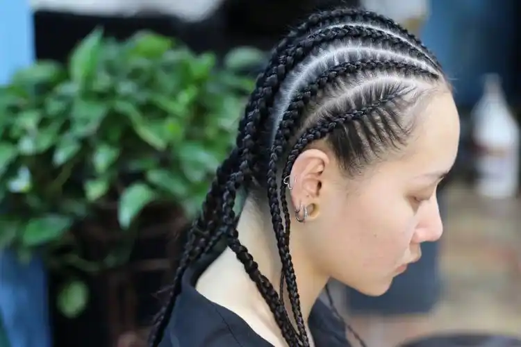 夏日专属地垄沟#地垄沟  #昆明脏辫时光工作室 #黑怕  #发型