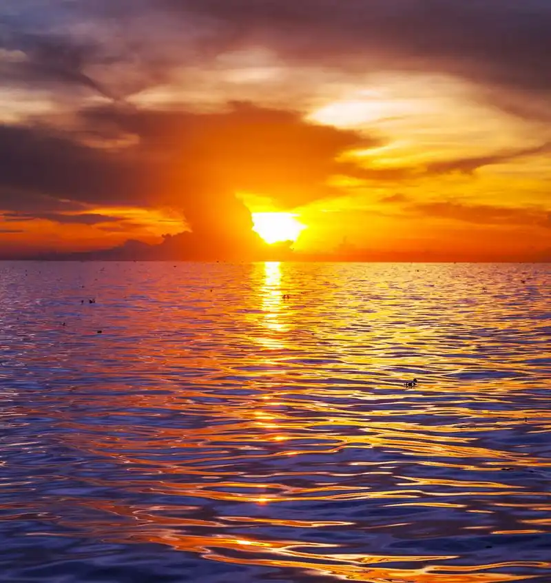 海上日落,海上日落