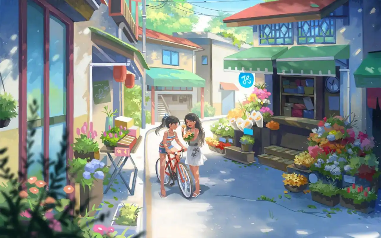 二次元唯美动漫场景图片桌面壁纸