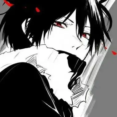 高清血腥的二次元黑暗系头像男生图片