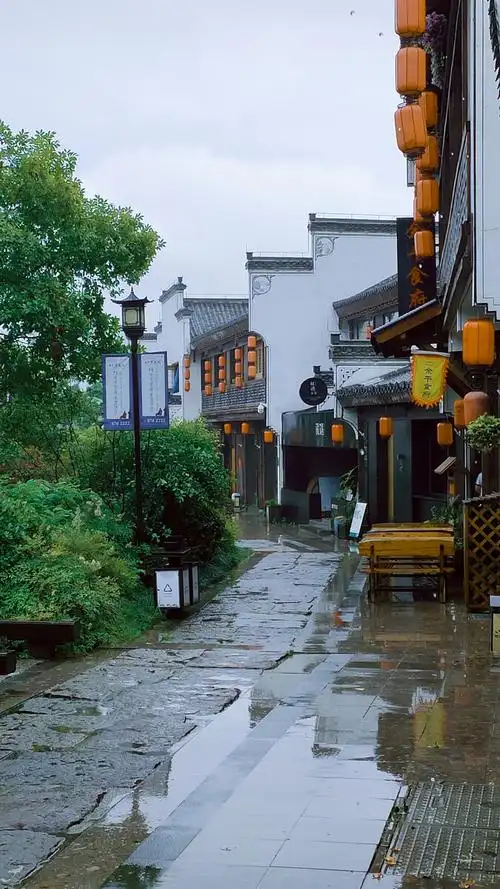 江南小镇拍摄于江西上饶特色小镇非物质文化遗产景区