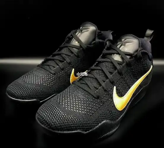 耐克/nike kobe 11 low 科比11代 黑金 编织篮球鞋 致敬科比!