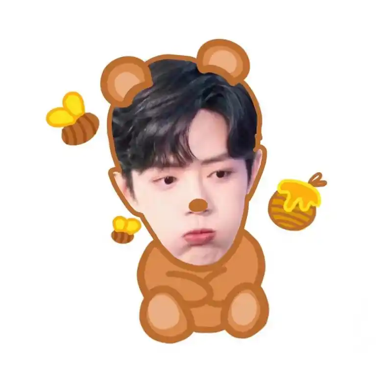 我的天,太可爱了吧[欧耶]好卡哇伊! #小飞侠做的肖战表情包