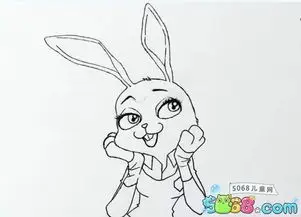 彩铅画可爱卡通人物-疯狂动物城绘画教你怎么画卡通人物彩铅画2