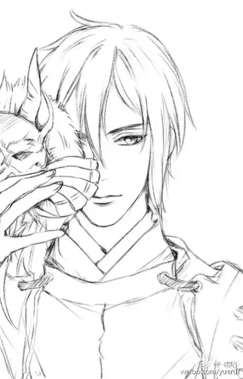 72线稿画廊72动漫 壁纸 情头 基头 男头.