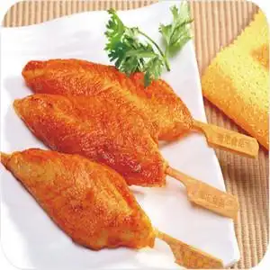 【帝王烤吧】鸡柳串5串 户外烧烤食材配送公园bbq野餐肉串半成品 - 阿