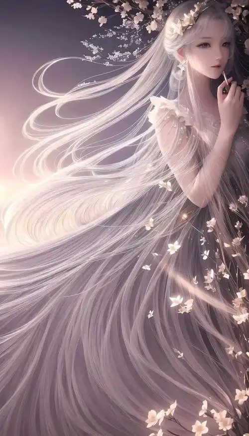 二次元少女壁纸,仿佛是梦幻般的存在