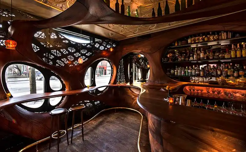 酒吧中式风格装修设计效果图片370平米酒吧装修图片