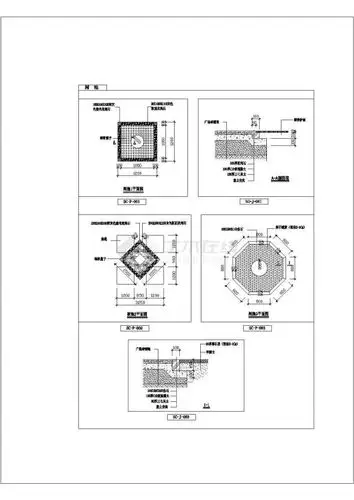 树池cad图纸设计