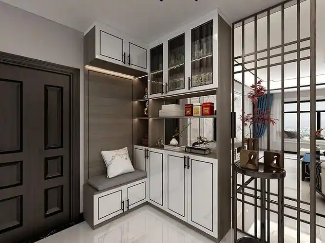 入户玄关这样设计 高颜值还实用性强!-衣柜网