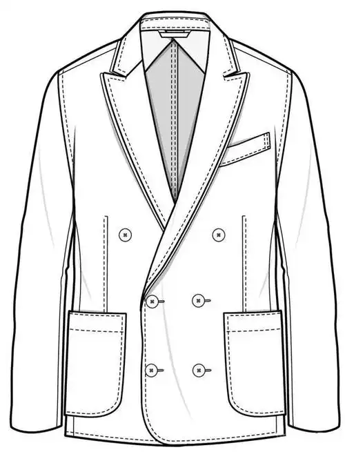 女西服款式纸样大总结