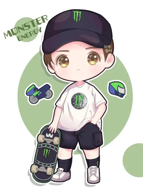 ♥︎王一博q版 手绘 ♥︎︎ ︎ (୨୧•͈… -