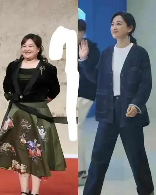 53岁鲁豫和41岁贾玲同框后,饿瘦与运动瘦的差距一览无余_减肥_健身
