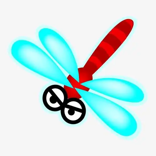 蜻蜓动物ai矢量图png素材-90设计