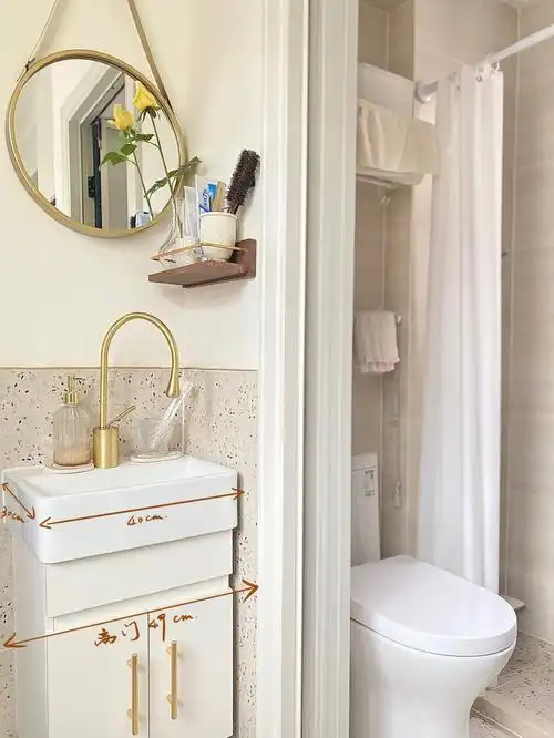 20平小窝2平米干湿分离卫生间尺寸图