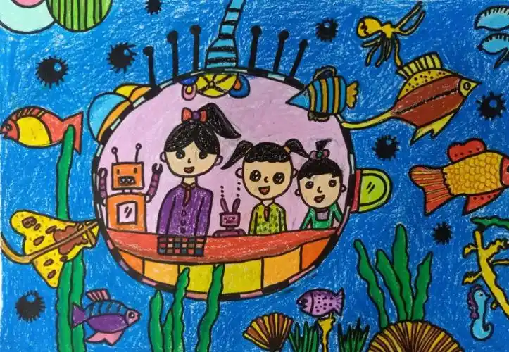 琼海市第一小学·2019年元旦·一,二年级绘画优秀作品展