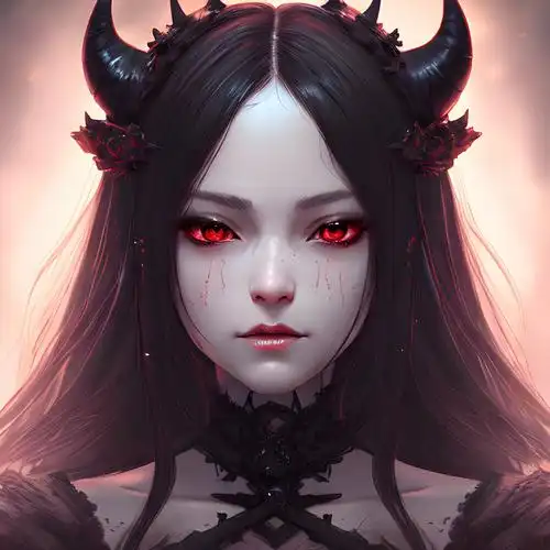 黑暗公主恶魔头像女