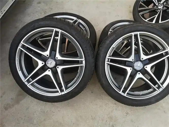 19寸轮胎适配奔驰钢圈轮毂原厂amg梅赛德斯c63轮毂