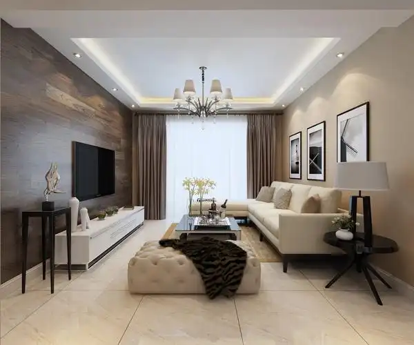 瑞地祥和府108平现代简约装修效果图欣赏