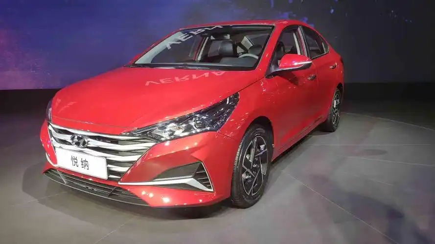 2019年成都车展新款北京现代悦纳实车