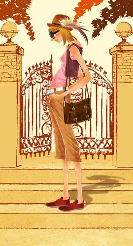 时尚女郎设计元素素材免费下载(图片编号:1563659)-六图网