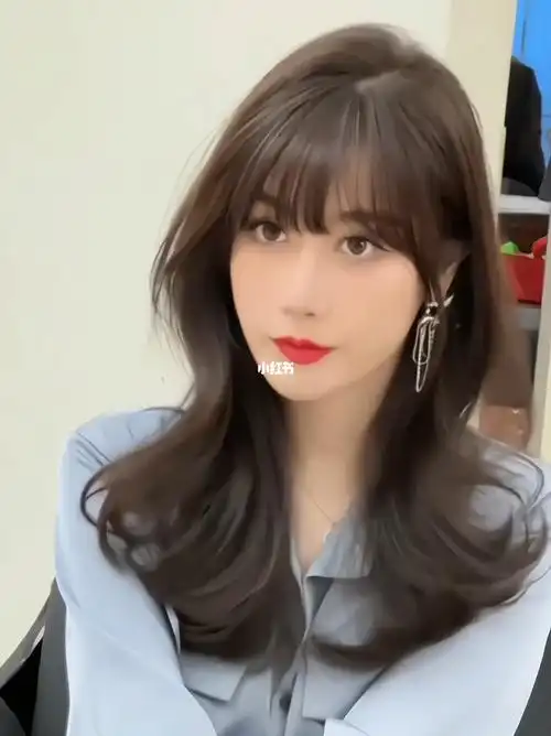 中长发烫发推荐浪漫法式烫懒人必备发型兴