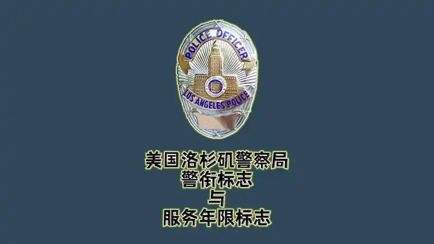 世界各地警察警衔标志:美国洛杉矶警察局警衔标志与服务年限标志