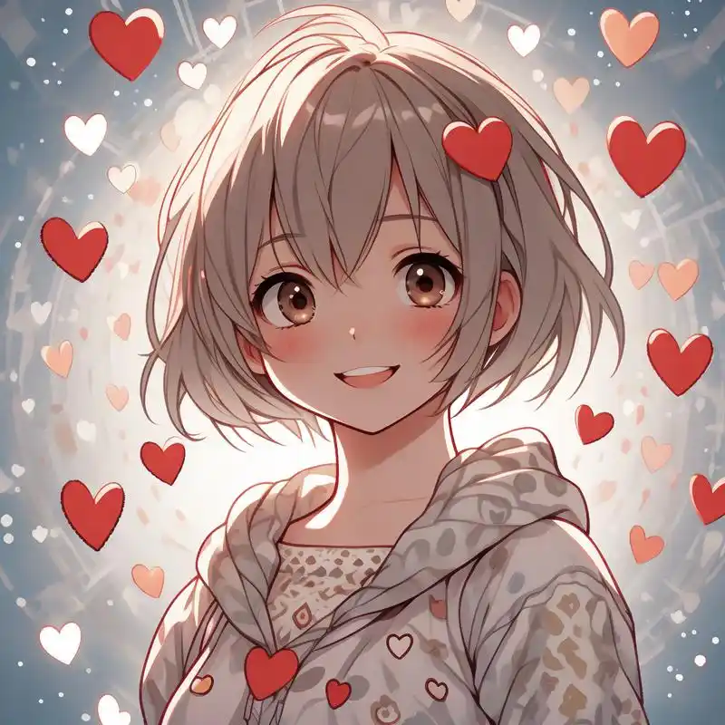 💖女生比心漫画头像🎨