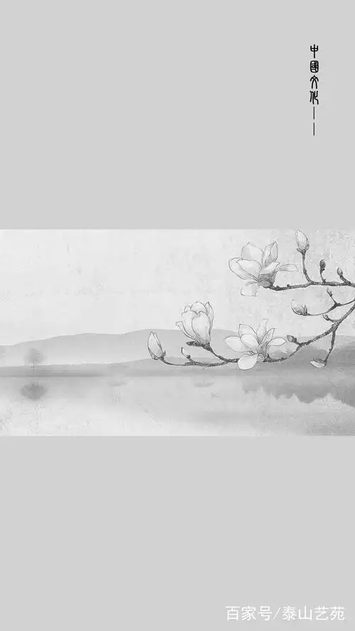手机壁纸推荐,素雅的水墨画,浓浓的中国风