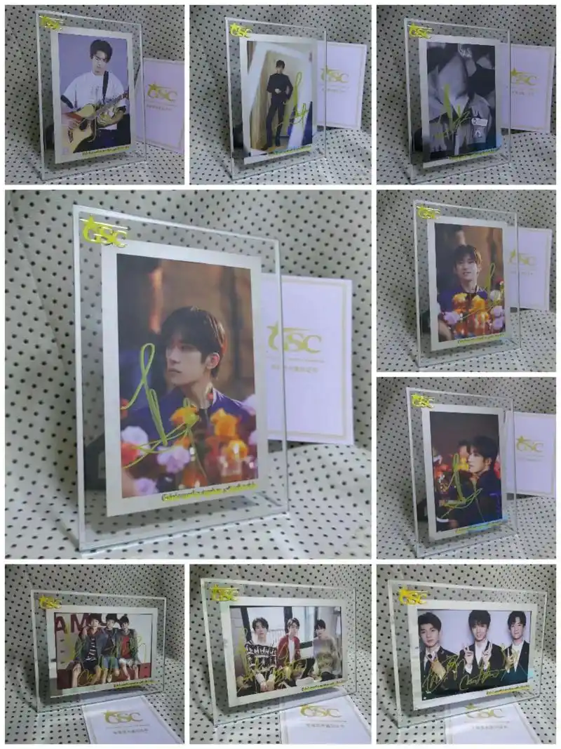 出tfboys组合签名套装易烊千玺签名.