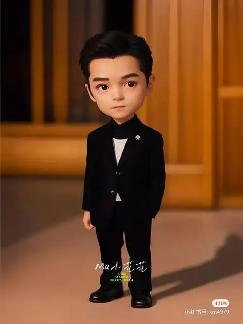 胡歌超话20240108胡歌|繁花阿宝『宝总』q版cr小红薯#胡歌 爆剧玄学