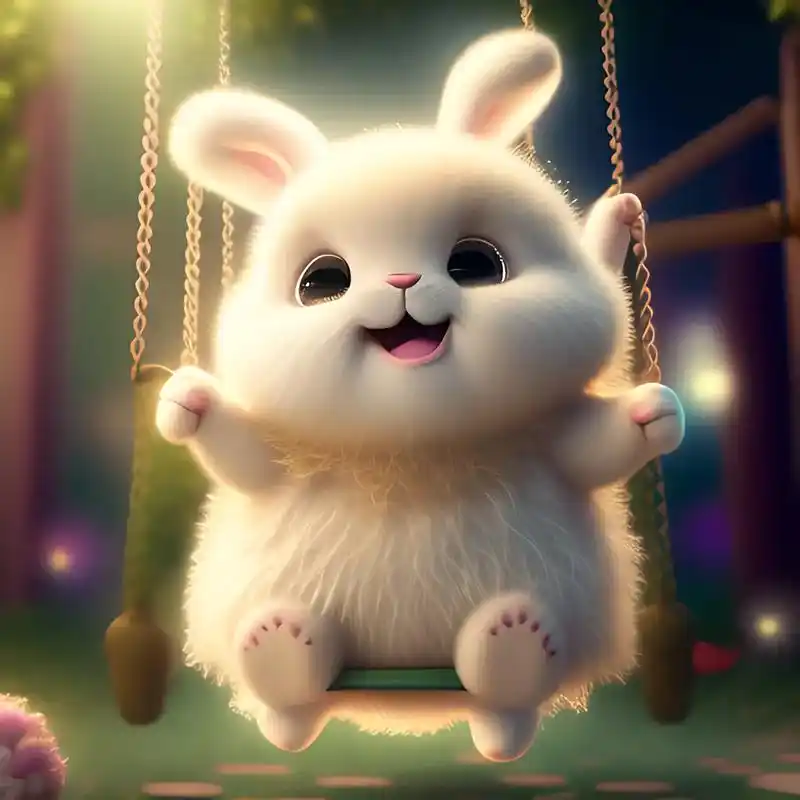 阳光下小可爱悠哉悠哉的荡着秋千玩#可爱到爆炸99 #可爱萌萌 - 抖音