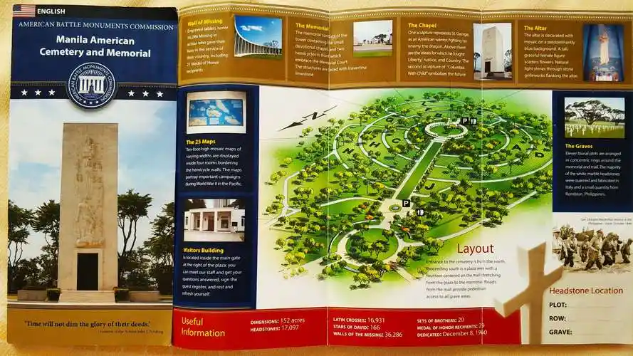 参观马尼拉美军纪念公墓