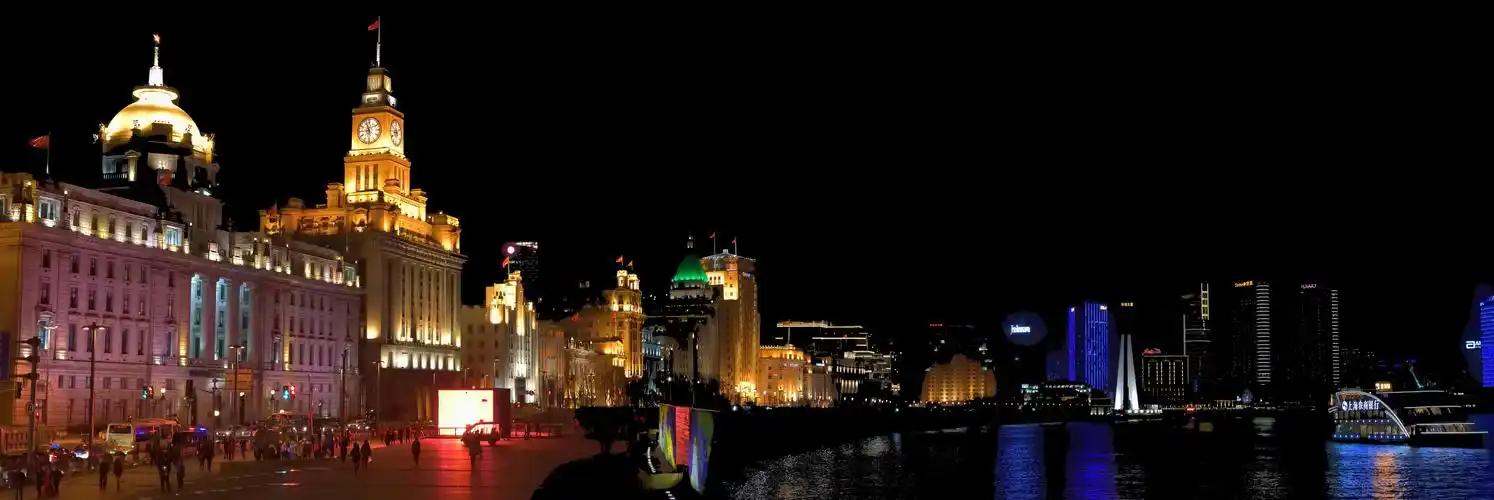 上海外滩宽幅照片