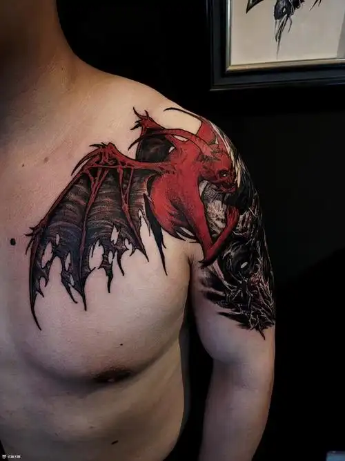 骷髅恶魔纹身图案大全 - 纹身大咖