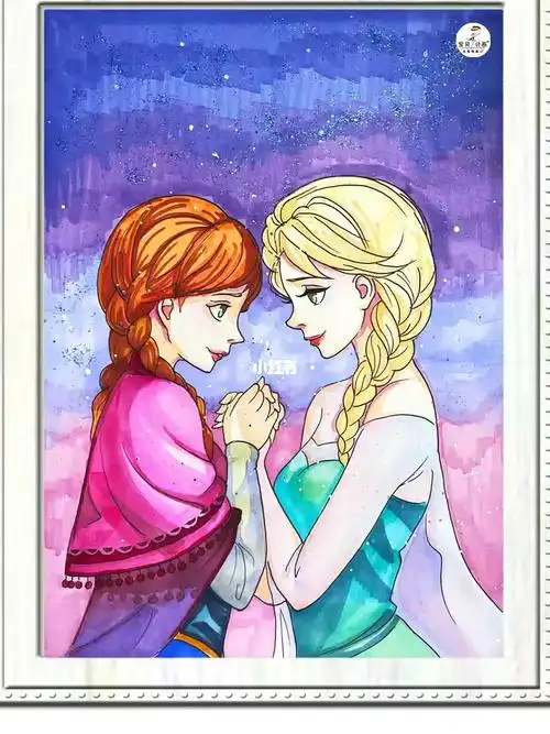 艾莎安娜的三种画法你最喜欢哪一种