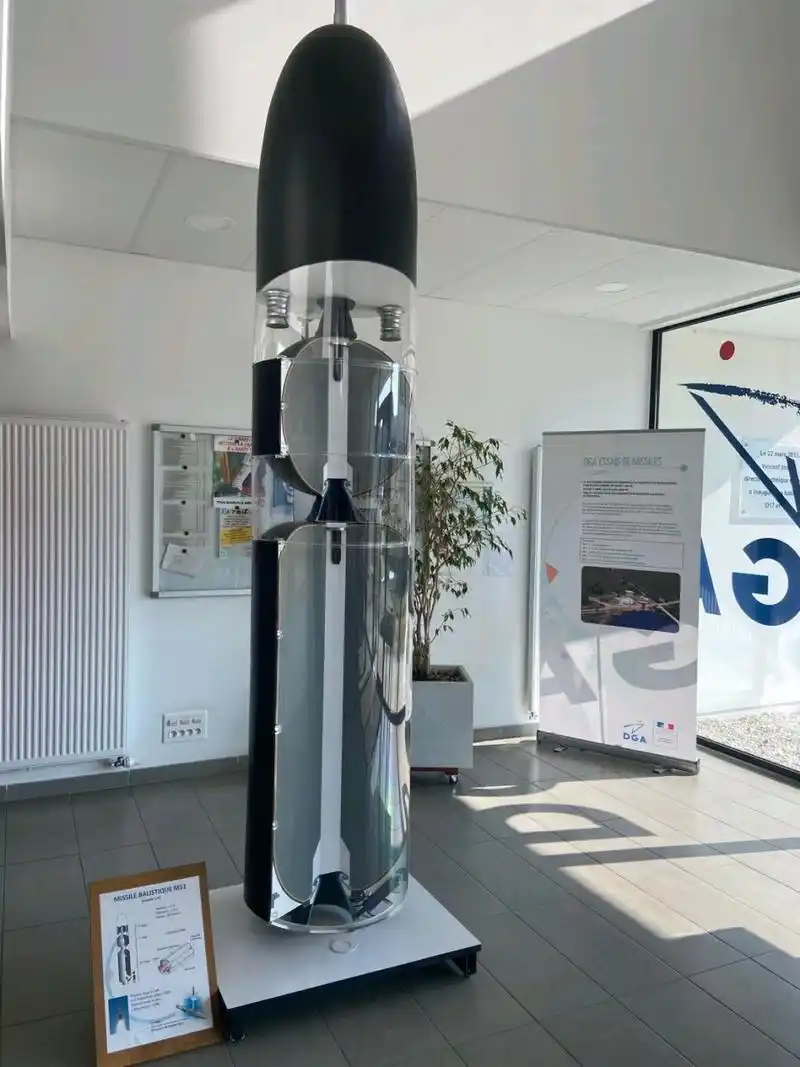 法国海军的m51潜射洲际弹道导弹,这也是法国军工的王牌装备.