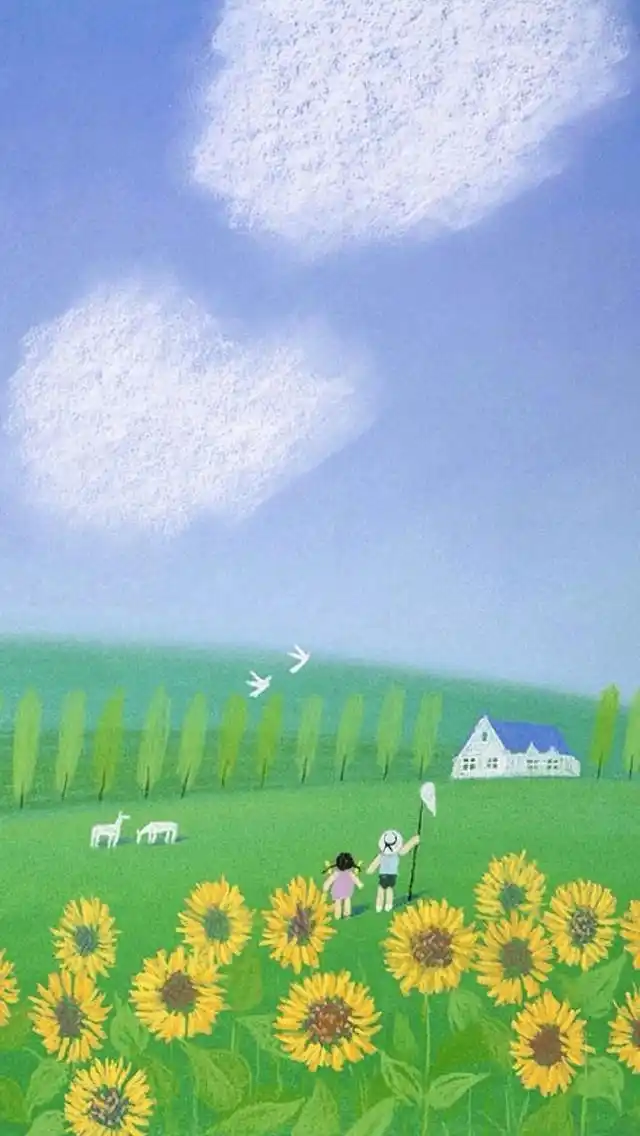 唯美动漫小清新风景高清手机壁纸