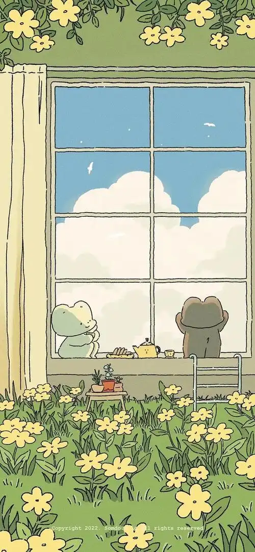 iphone超可爱卡通动漫布朗熊全面屏高清手机壁纸