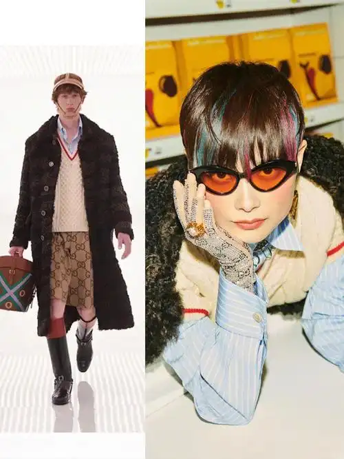 gucci代言人演绎新系列